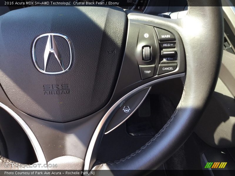Crystal Black Pearl / Ebony 2016 Acura MDX SH-AWD Technology