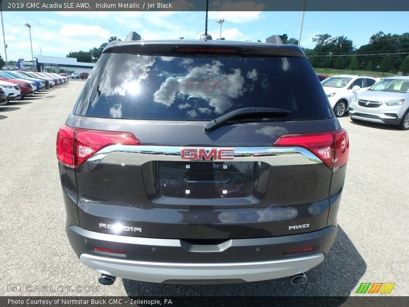 Iridium Metallic / Jet Black 2019 GMC Acadia SLE AWD