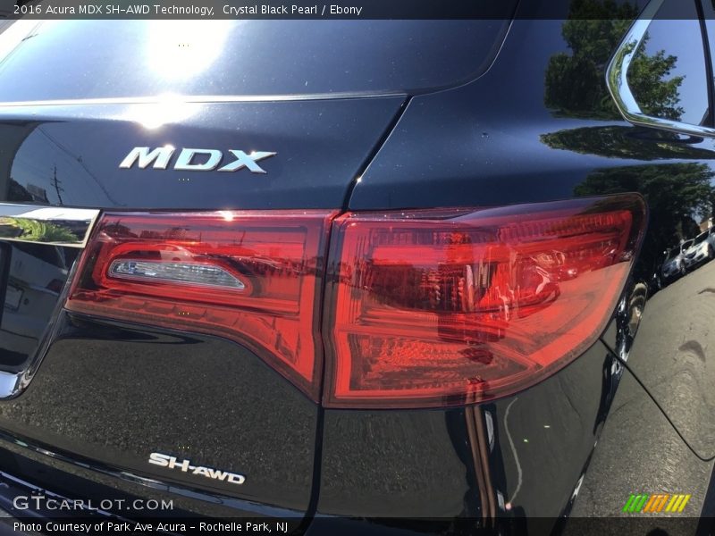 Crystal Black Pearl / Ebony 2016 Acura MDX SH-AWD Technology