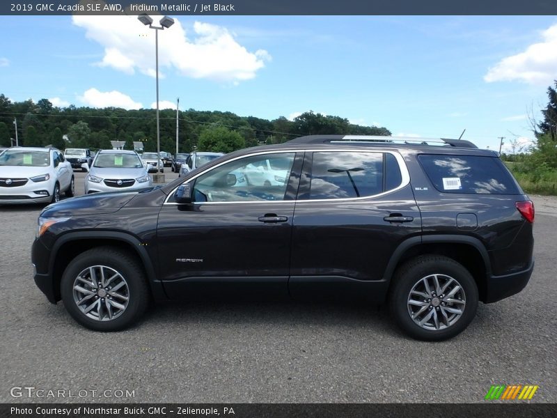 Iridium Metallic / Jet Black 2019 GMC Acadia SLE AWD