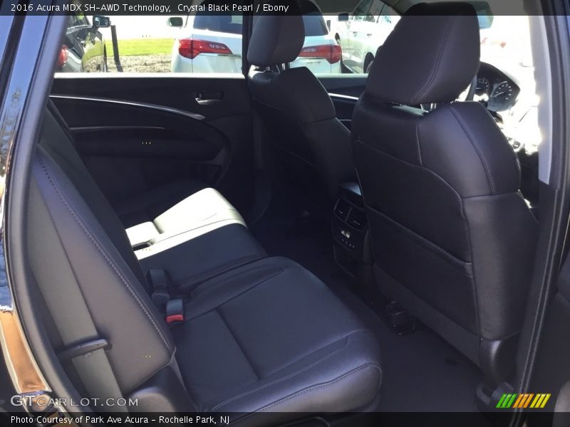 Crystal Black Pearl / Ebony 2016 Acura MDX SH-AWD Technology