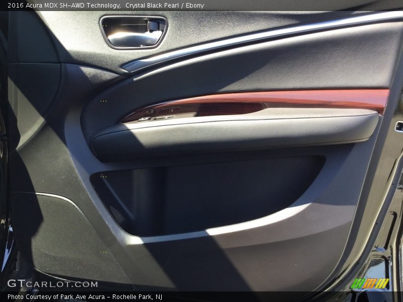 Crystal Black Pearl / Ebony 2016 Acura MDX SH-AWD Technology