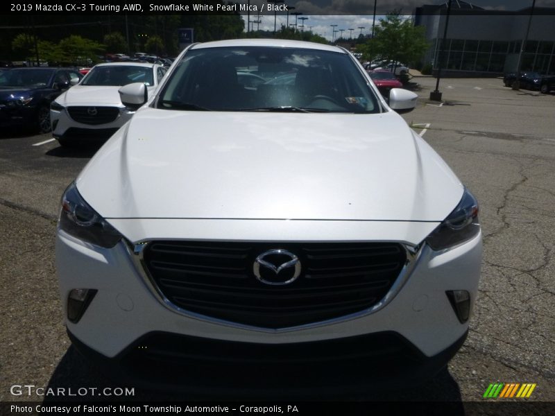 Snowflake White Pearl Mica / Black 2019 Mazda CX-3 Touring AWD