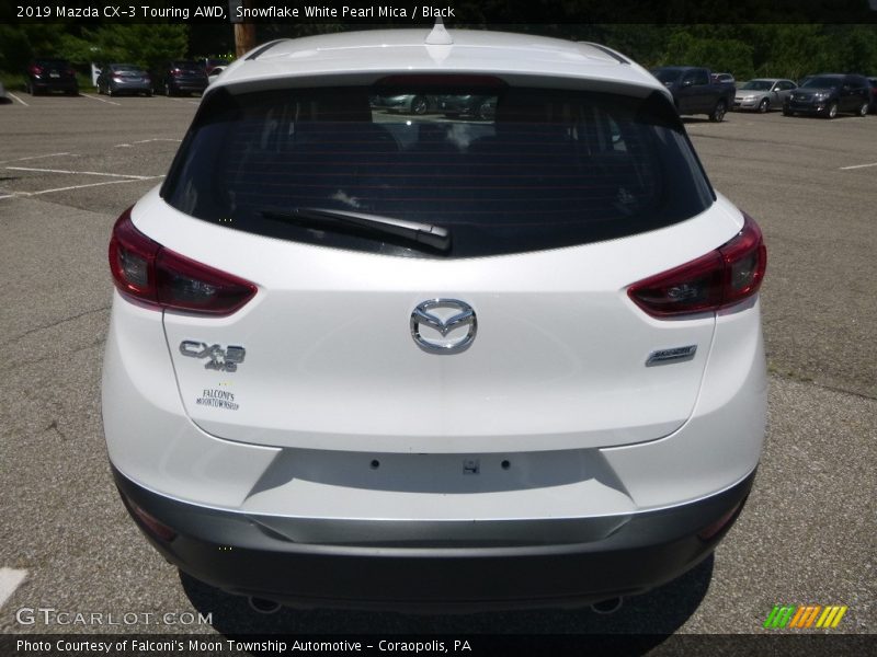 Snowflake White Pearl Mica / Black 2019 Mazda CX-3 Touring AWD