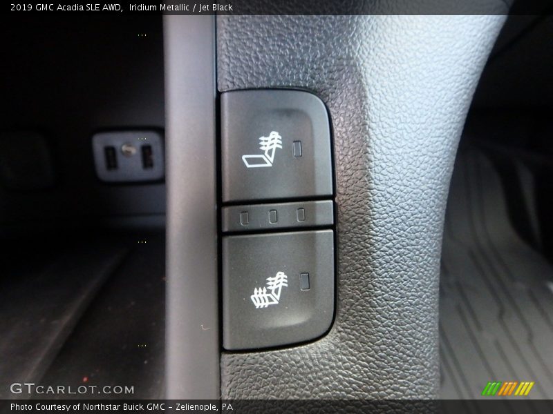 Iridium Metallic / Jet Black 2019 GMC Acadia SLE AWD