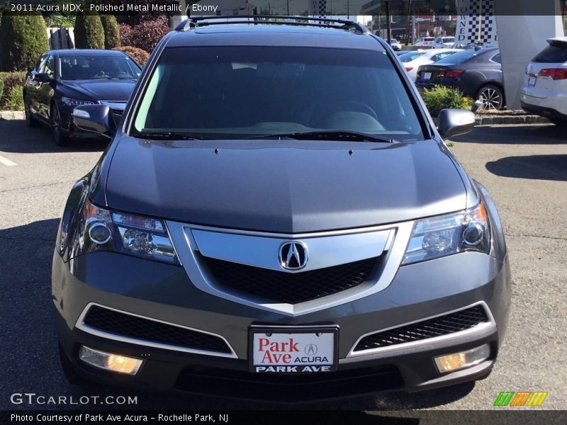Polished Metal Metallic / Ebony 2011 Acura MDX