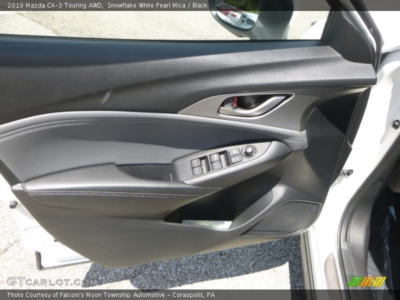 Snowflake White Pearl Mica / Black 2019 Mazda CX-3 Touring AWD