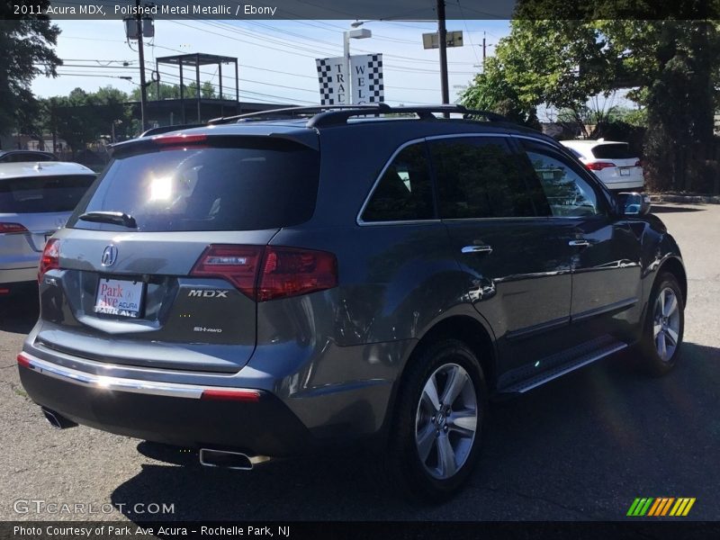 Polished Metal Metallic / Ebony 2011 Acura MDX