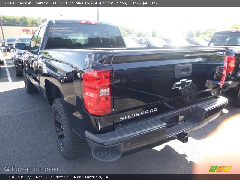 Black / Jet Black 2019 Chevrolet Silverado LD LT Z71 Double Cab 4x4 Midnight Edition