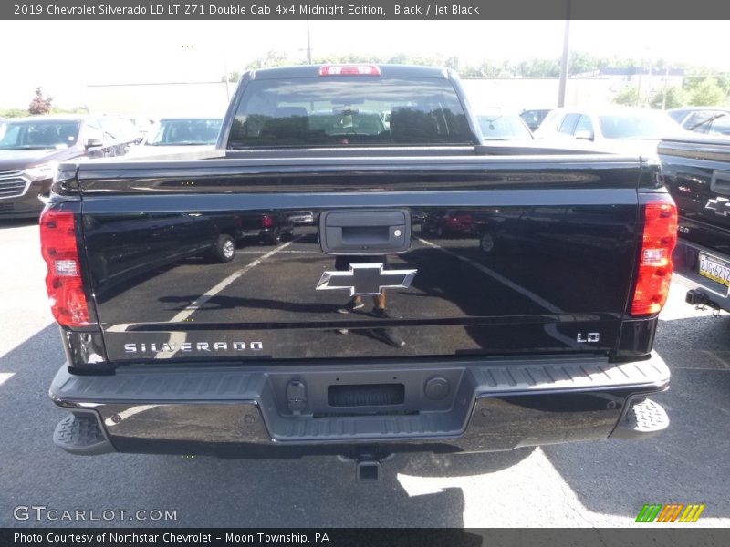 Black / Jet Black 2019 Chevrolet Silverado LD LT Z71 Double Cab 4x4 Midnight Edition