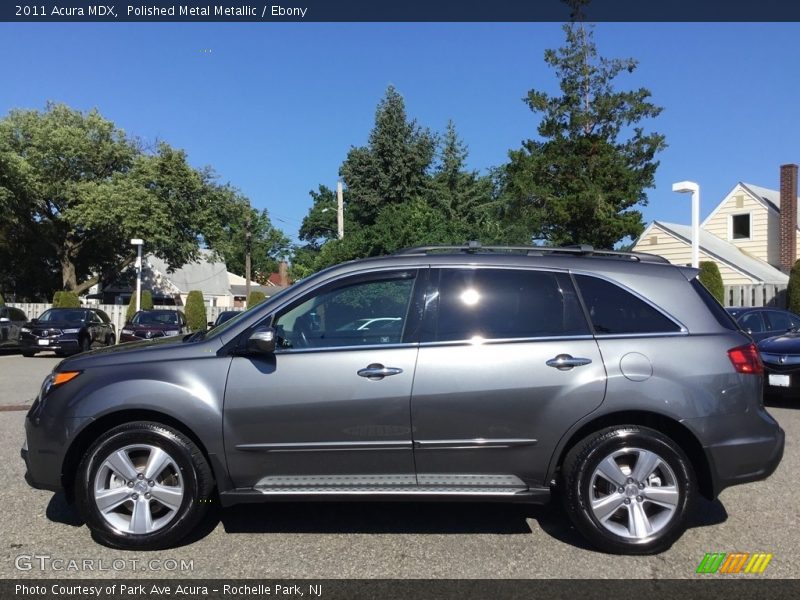 Polished Metal Metallic / Ebony 2011 Acura MDX