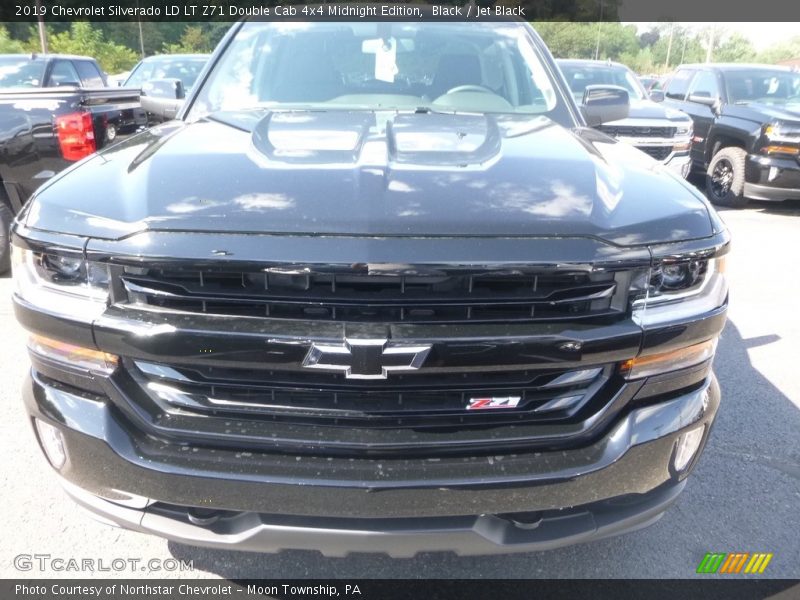 Black / Jet Black 2019 Chevrolet Silverado LD LT Z71 Double Cab 4x4 Midnight Edition