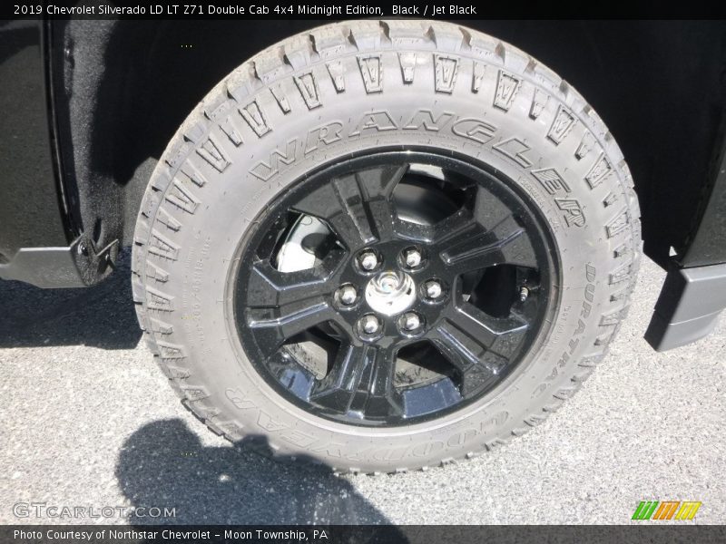 Black / Jet Black 2019 Chevrolet Silverado LD LT Z71 Double Cab 4x4 Midnight Edition