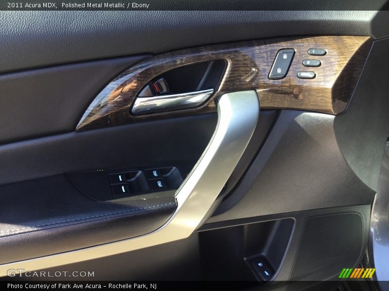 Polished Metal Metallic / Ebony 2011 Acura MDX
