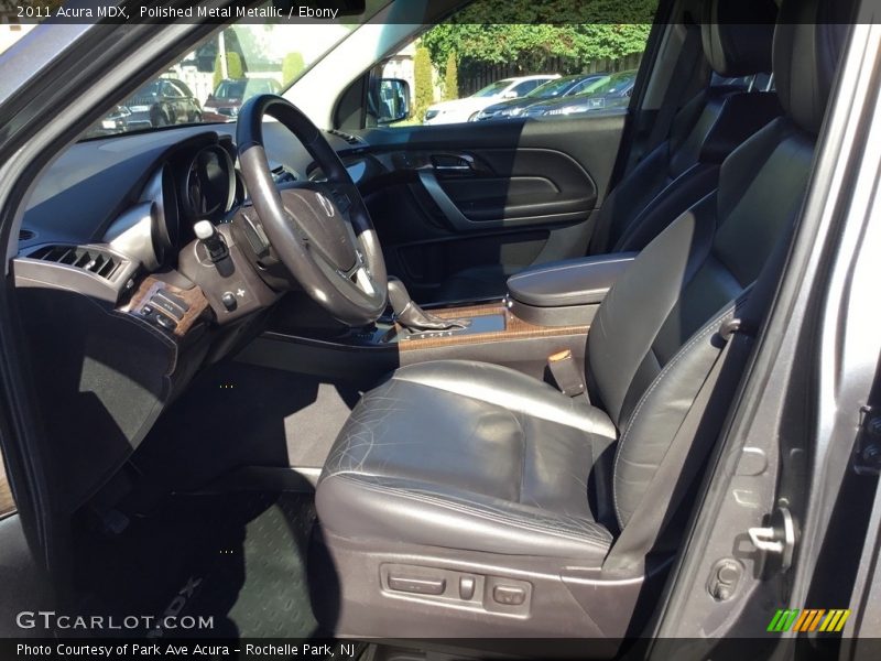 Polished Metal Metallic / Ebony 2011 Acura MDX