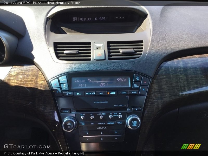 Polished Metal Metallic / Ebony 2011 Acura MDX