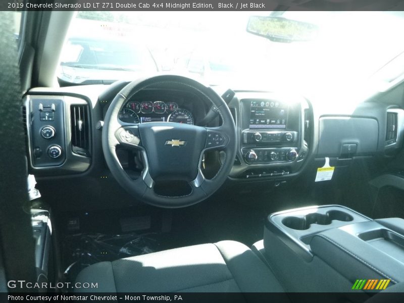 Black / Jet Black 2019 Chevrolet Silverado LD LT Z71 Double Cab 4x4 Midnight Edition