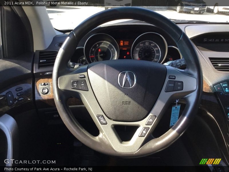 Polished Metal Metallic / Ebony 2011 Acura MDX