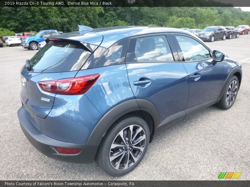 Eternal Blue Mica / Black 2019 Mazda CX-3 Touring AWD