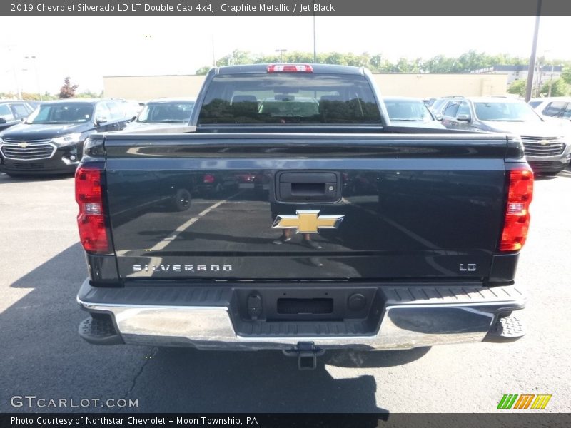 Graphite Metallic / Jet Black 2019 Chevrolet Silverado LD LT Double Cab 4x4