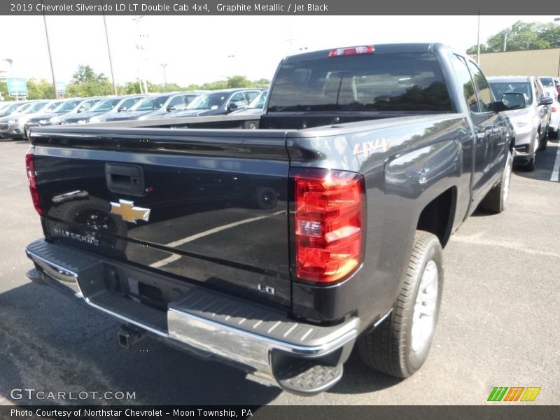 Graphite Metallic / Jet Black 2019 Chevrolet Silverado LD LT Double Cab 4x4