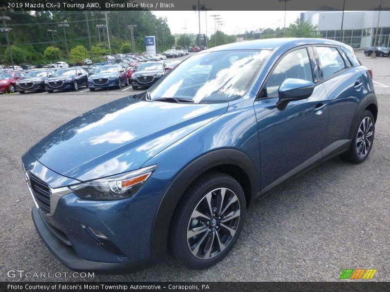 Eternal Blue Mica / Black 2019 Mazda CX-3 Touring AWD