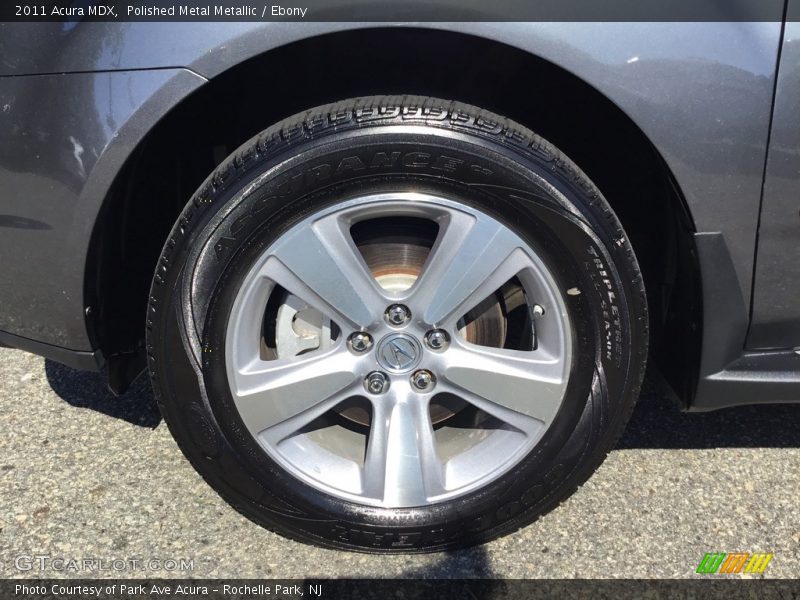 Polished Metal Metallic / Ebony 2011 Acura MDX