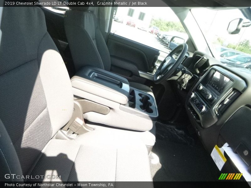 Graphite Metallic / Jet Black 2019 Chevrolet Silverado LD LT Double Cab 4x4