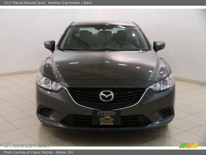 Machine Gray Metallic / Black 2017 Mazda Mazda6 Sport