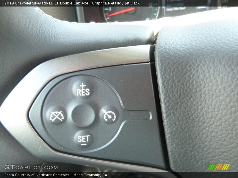 Graphite Metallic / Jet Black 2019 Chevrolet Silverado LD LT Double Cab 4x4