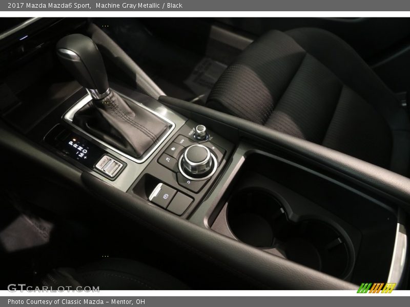 Machine Gray Metallic / Black 2017 Mazda Mazda6 Sport