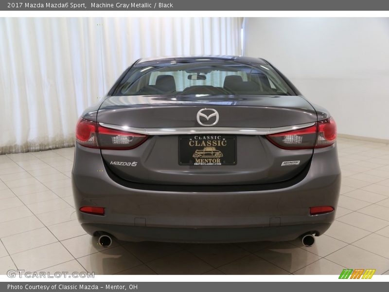 Machine Gray Metallic / Black 2017 Mazda Mazda6 Sport