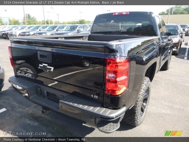 Black / Jet Black 2019 Chevrolet Silverado LD LT Z71 Double Cab 4x4 Midnight Edition
