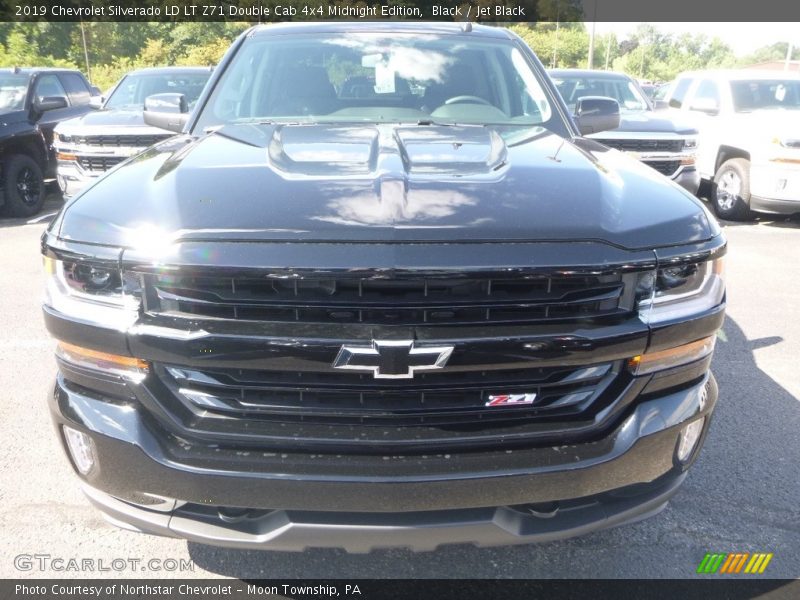 Black / Jet Black 2019 Chevrolet Silverado LD LT Z71 Double Cab 4x4 Midnight Edition