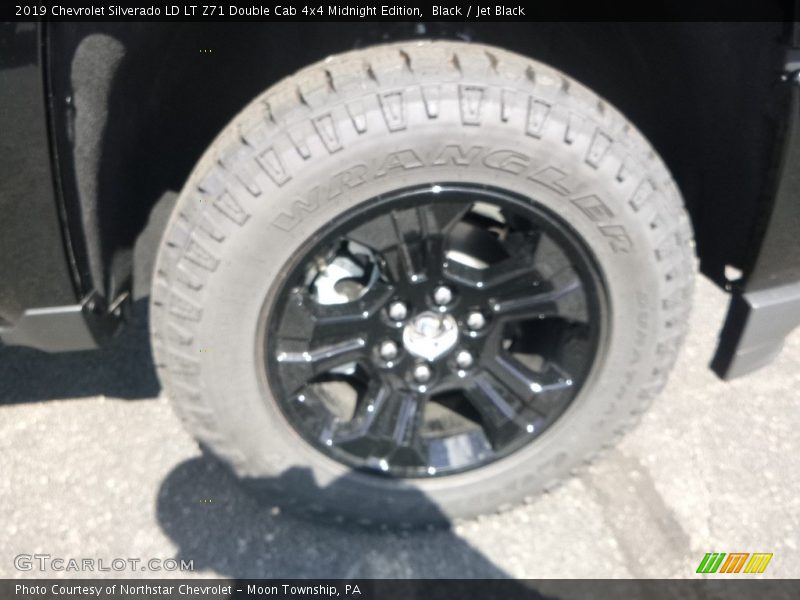 Black / Jet Black 2019 Chevrolet Silverado LD LT Z71 Double Cab 4x4 Midnight Edition