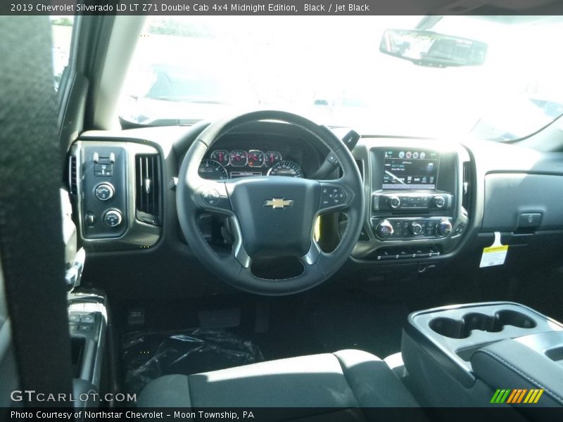 Black / Jet Black 2019 Chevrolet Silverado LD LT Z71 Double Cab 4x4 Midnight Edition