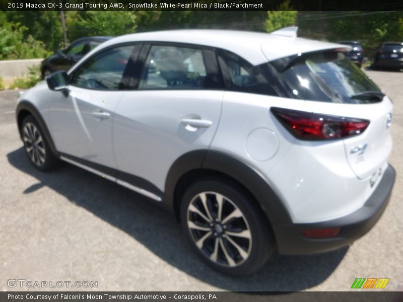 Snowflake White Pearl Mica / Black/Parchment 2019 Mazda CX-3 Grand Touring AWD