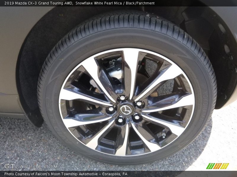 Snowflake White Pearl Mica / Black/Parchment 2019 Mazda CX-3 Grand Touring AWD