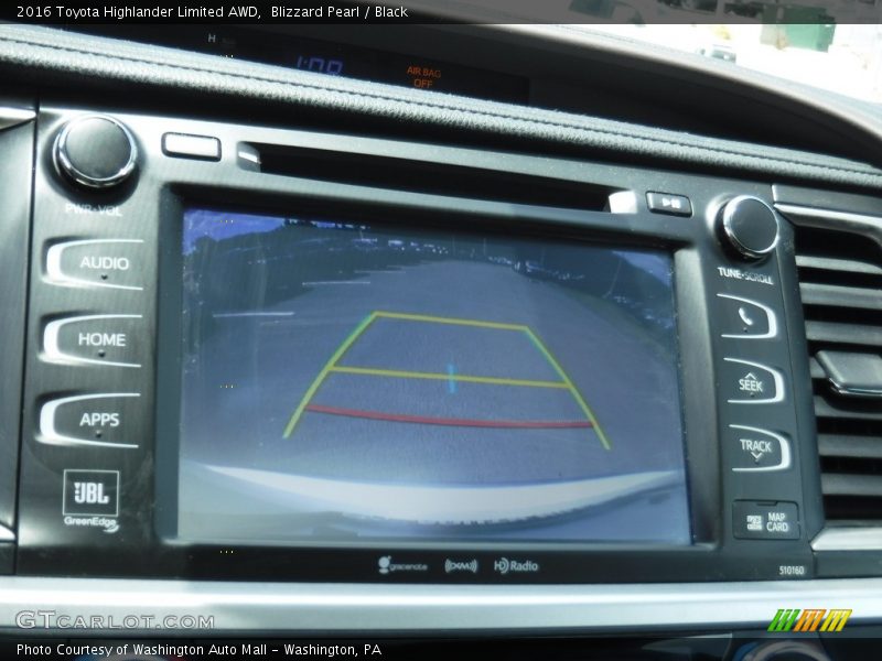 Blizzard Pearl / Black 2016 Toyota Highlander Limited AWD