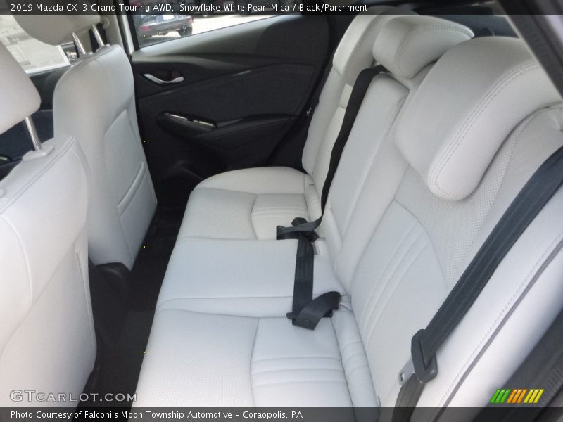 Snowflake White Pearl Mica / Black/Parchment 2019 Mazda CX-3 Grand Touring AWD