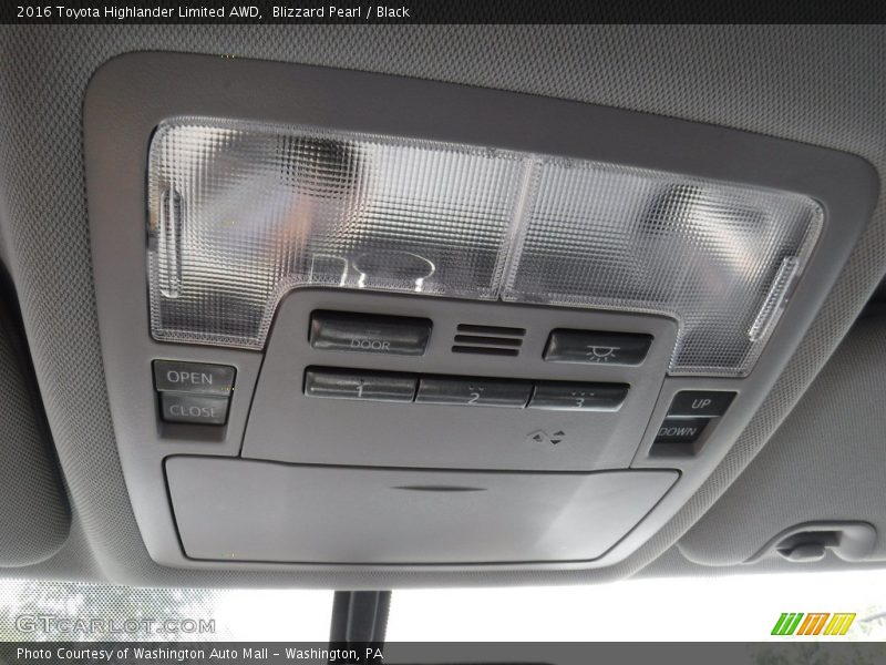Blizzard Pearl / Black 2016 Toyota Highlander Limited AWD