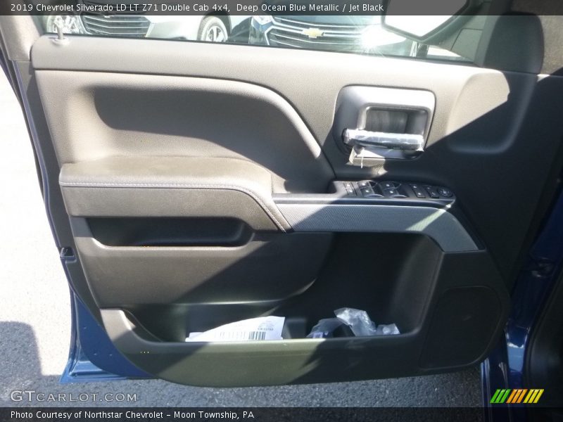 Deep Ocean Blue Metallic / Jet Black 2019 Chevrolet Silverado LD LT Z71 Double Cab 4x4