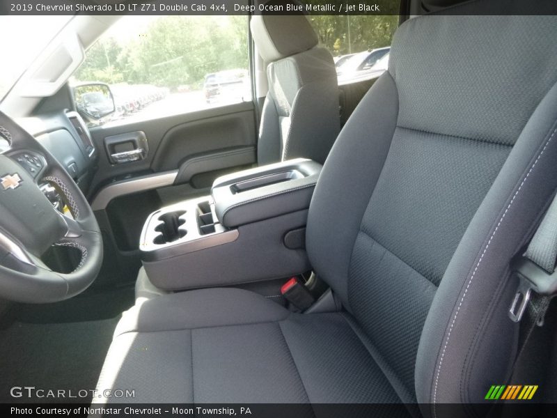 Deep Ocean Blue Metallic / Jet Black 2019 Chevrolet Silverado LD LT Z71 Double Cab 4x4