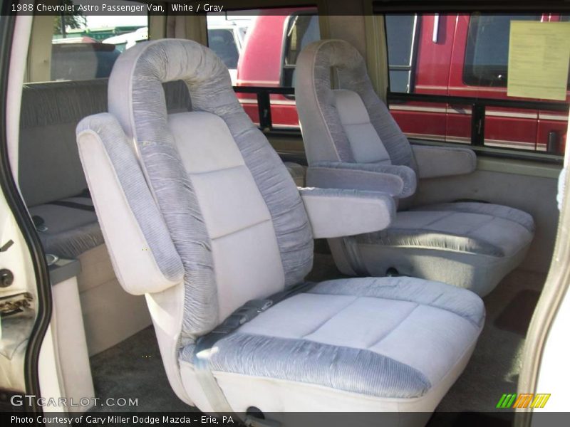 White / Gray 1988 Chevrolet Astro Passenger Van