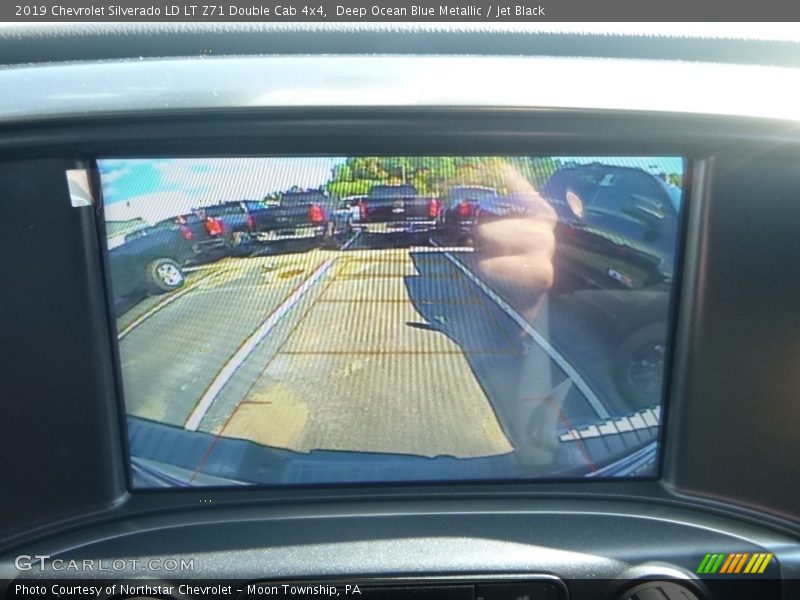 Deep Ocean Blue Metallic / Jet Black 2019 Chevrolet Silverado LD LT Z71 Double Cab 4x4