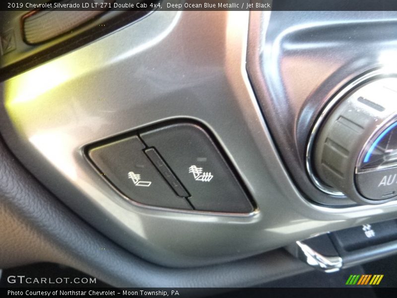 Deep Ocean Blue Metallic / Jet Black 2019 Chevrolet Silverado LD LT Z71 Double Cab 4x4