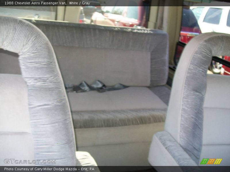 White / Gray 1988 Chevrolet Astro Passenger Van