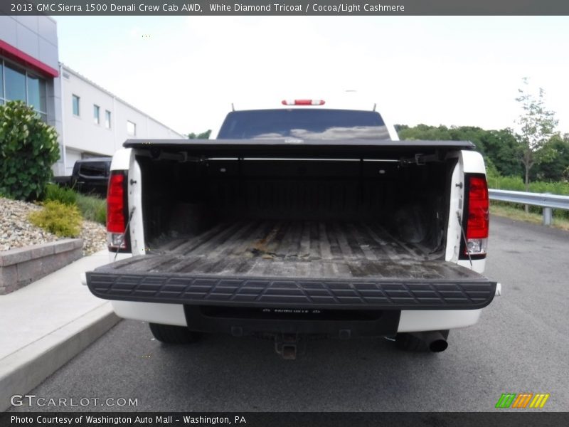 White Diamond Tricoat / Cocoa/Light Cashmere 2013 GMC Sierra 1500 Denali Crew Cab AWD
