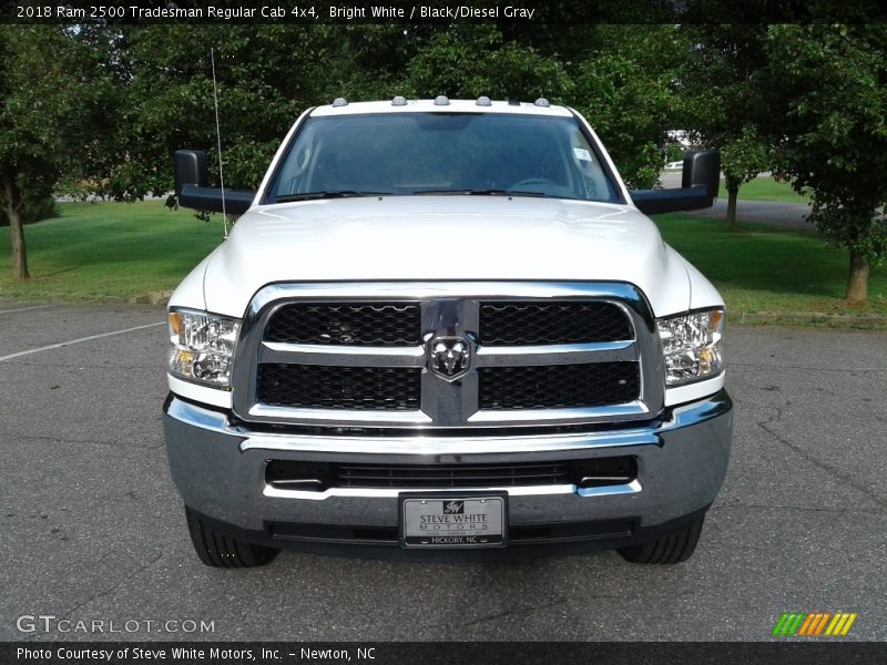 Bright White / Black/Diesel Gray 2018 Ram 2500 Tradesman Regular Cab 4x4