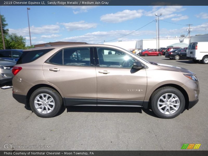 Sandy Ridge Metallic / Medium Ash Gray 2019 Chevrolet Equinox LS